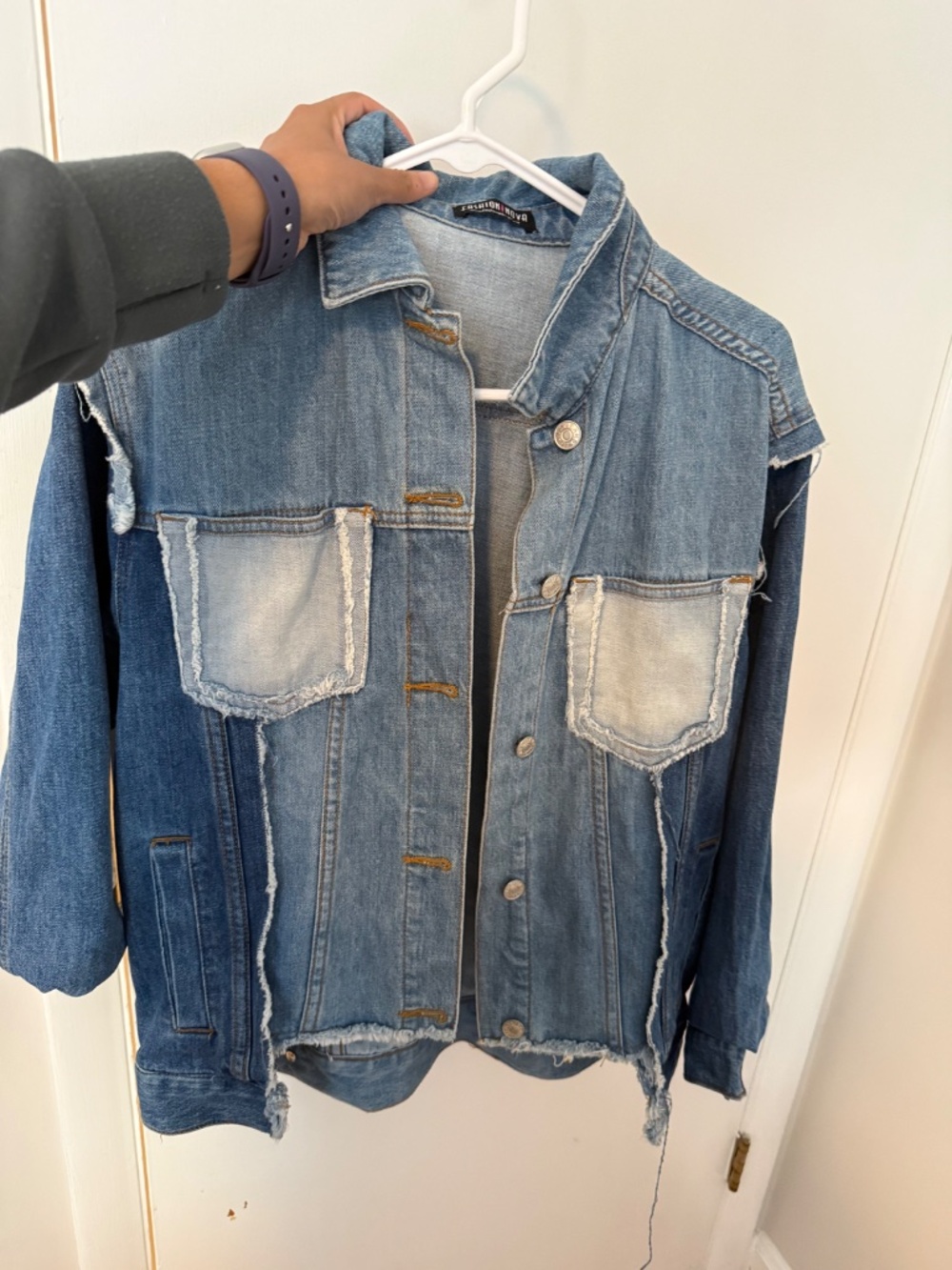 Patchwork Denim Jacket - Picture 3 of 4
